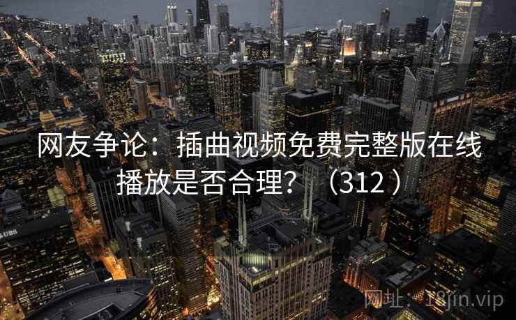 网友争论：插曲视频免费完整版在线播放是否合理？（312 ）